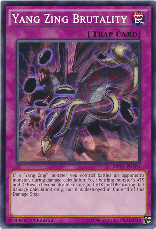 Yang Zing Brutality [MP15-EN184] Common | Jomio and Rueliete's Cards and Comics
