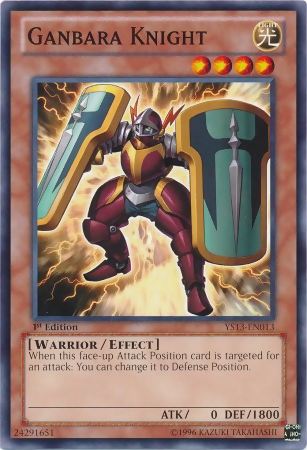 Ganbara Knight [YS13-EN013] Common | Jomio and Rueliete's Cards and Comics
