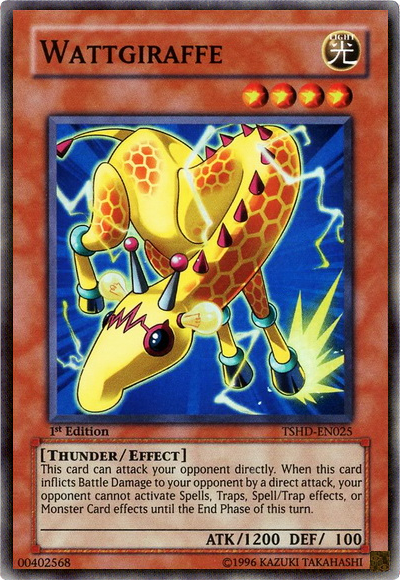 Wattgiraffe [TSHD-EN025] Super Rare | Jomio and Rueliete's Cards and Comics