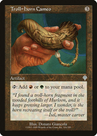 Troll-Horn Cameo [Invasion] | Jomio and Rueliete's Cards and Comics