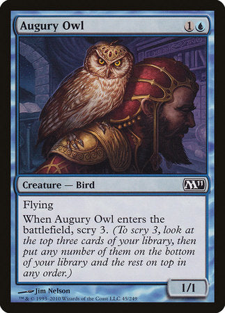 Augury Owl [Magic 2011] | Jomio and Rueliete's Cards and Comics