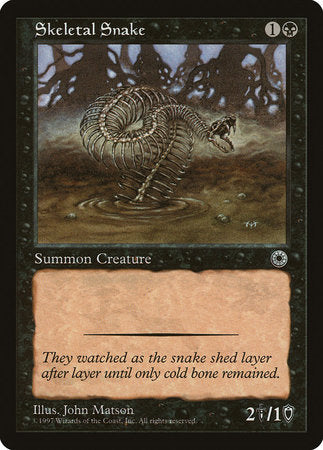 Skeletal Snake [Portal] | Jomio and Rueliete's Cards and Comics