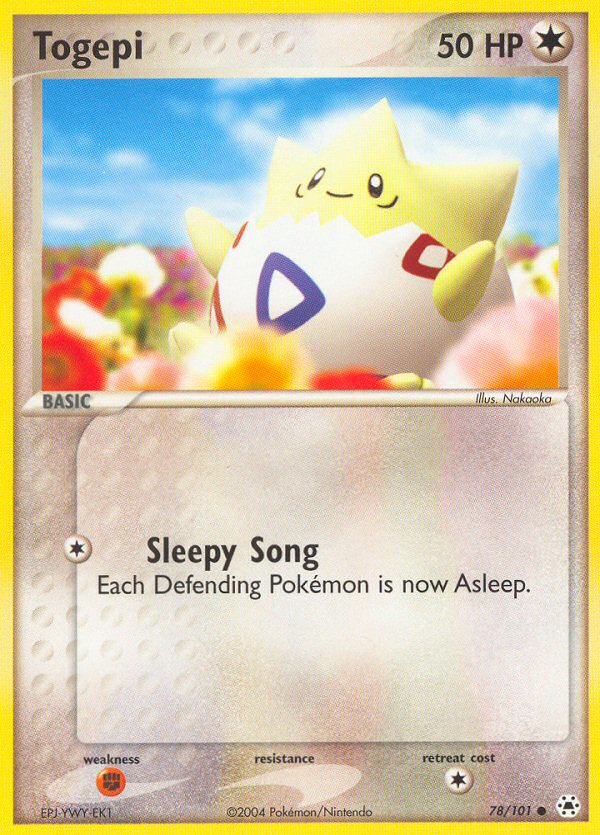 Togepi (78/101) [EX: Hidden Legends] | Jomio and Rueliete's Cards and Comics