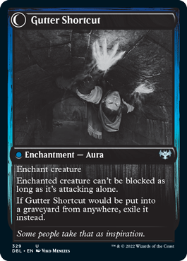 Gutter Skulker // Gutter Shortcut [Innistrad: Double Feature] | Jomio and Rueliete's Cards and Comics
