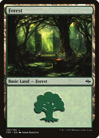 Forest (185) [Fate Reforged] | Jomio and Rueliete's Cards and Comics