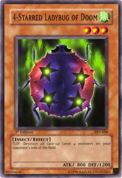 4-Starred Ladybug of Doom [PSV-088] Common | Jomio and Rueliete's Cards and Comics