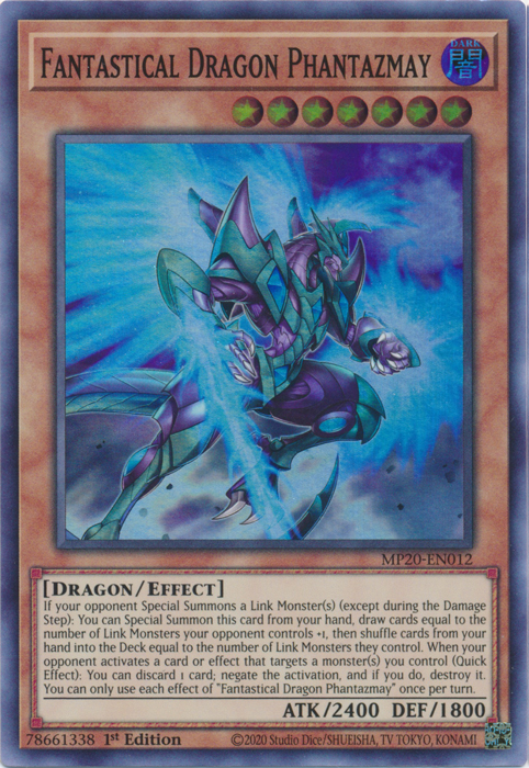 Fantastical Dragon Phantazmay [MP20-EN012] Super Rare | Jomio and Rueliete's Cards and Comics