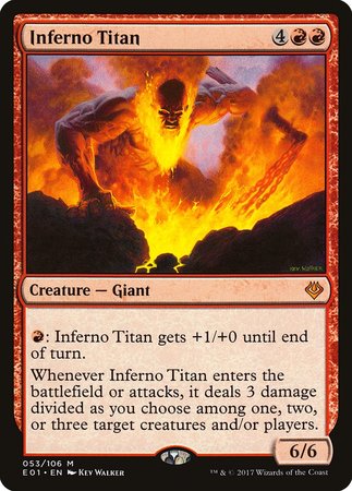 Inferno Titan [Archenemy: Nicol Bolas] | Jomio and Rueliete's Cards and Comics