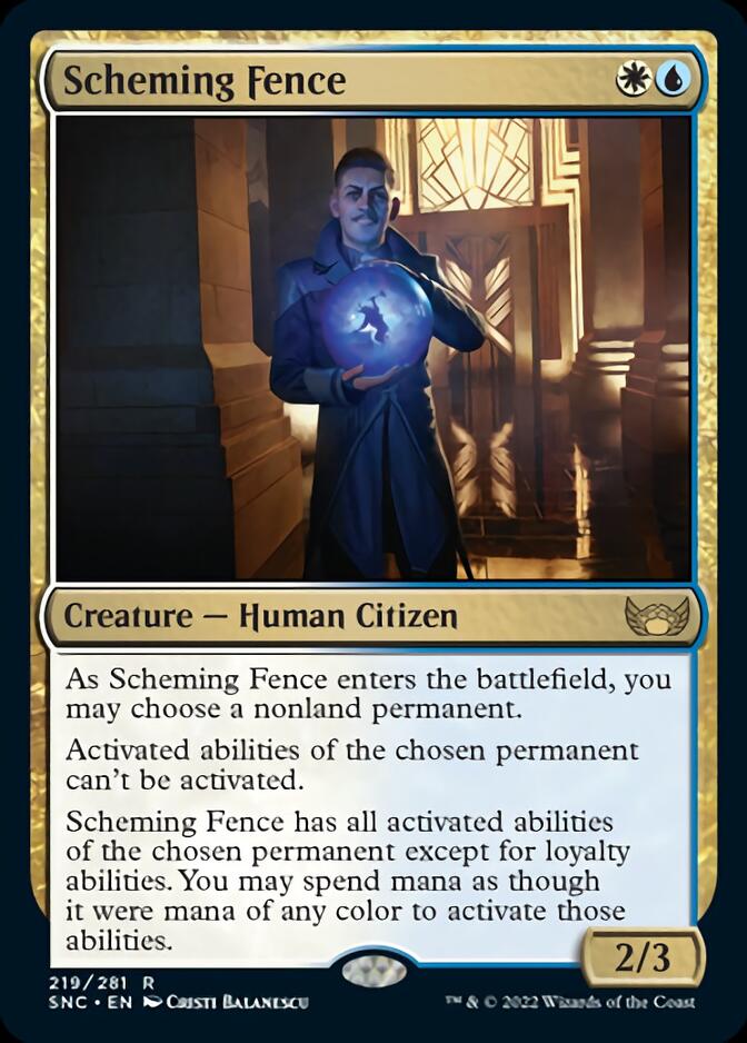 Scheming Fence [Streets of New Capenna] | Jomio and Rueliete's Cards and Comics