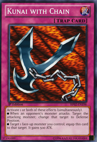 Kunai with Chain [BP02-EN198] Mosaic Rare | Jomio and Rueliete's Cards and Comics