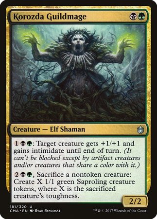 Korozda Guildmage [Commander Anthology] | Jomio and Rueliete's Cards and Comics