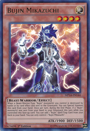 Bujin Mikazuchi [MP14-EN144] Ultra Rare | Jomio and Rueliete's Cards and Comics
