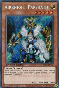 Airknight Parshath (Secret) [SBCB-EN132] Secret Rare | Jomio and Rueliete's Cards and Comics