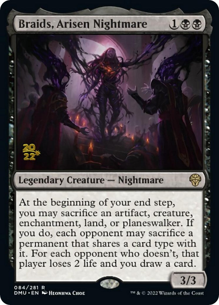Braids, Arisen Nightmare [Dominaria United Prerelease Promos] | Jomio and Rueliete's Cards and Comics