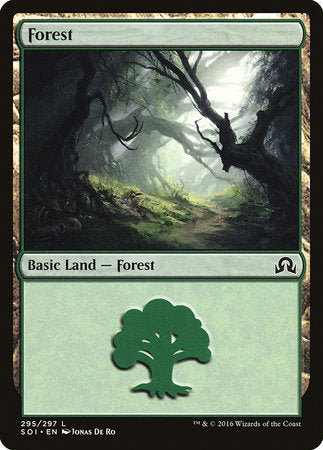 Forest (295) [Shadows over Innistrad] | Jomio and Rueliete's Cards and Comics