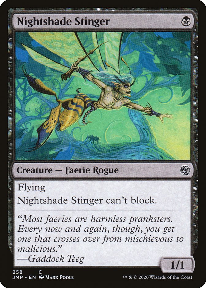 Nightshade Stinger [Jumpstart] | Jomio and Rueliete's Cards and Comics
