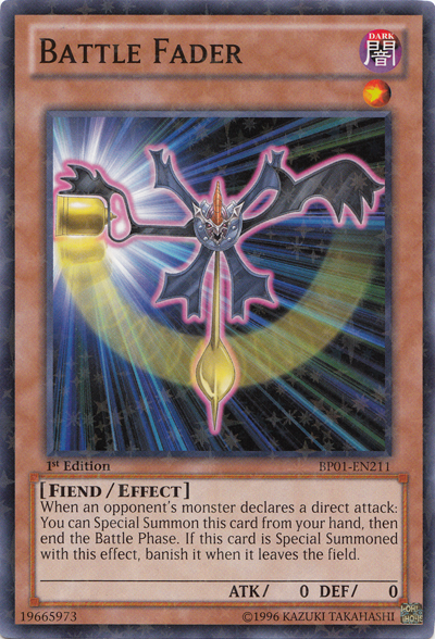 Battle Fader [BP01-EN211] Starfoil Rare | Jomio and Rueliete's Cards and Comics