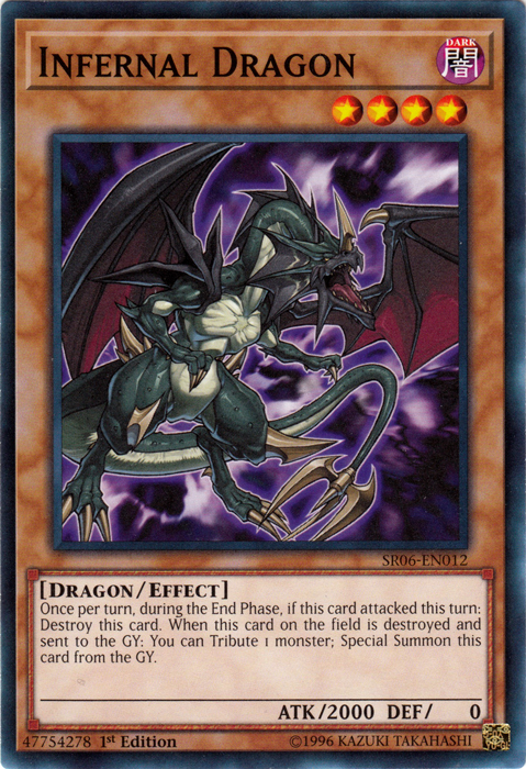 Infernal Dragon [SR06-EN012] Common | Jomio and Rueliete's Cards and Comics