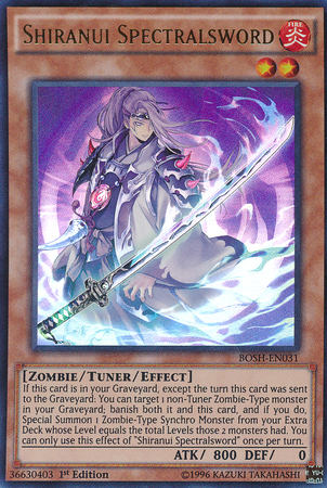 Shiranui Spectralsword [BOSH-EN031] Ultra Rare | Jomio and Rueliete's Cards and Comics