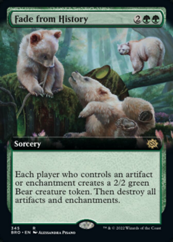 Fade from History (Extended Art) [The Brothers' War] | Jomio and Rueliete's Cards and Comics