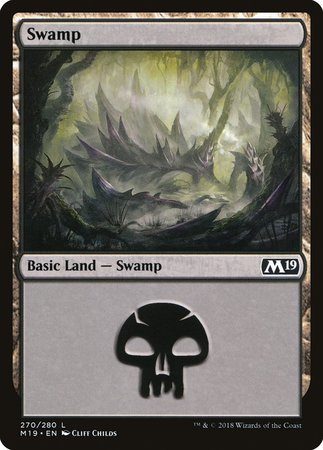 Swamp (270) [Core Set 2019] | Jomio and Rueliete's Cards and Comics