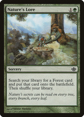Nature's Lore [Duel Decks: Garruk vs. Liliana] | Jomio and Rueliete's Cards and Comics