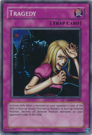 Tragedy [DR3-EN109] Super Rare | Jomio and Rueliete's Cards and Comics
