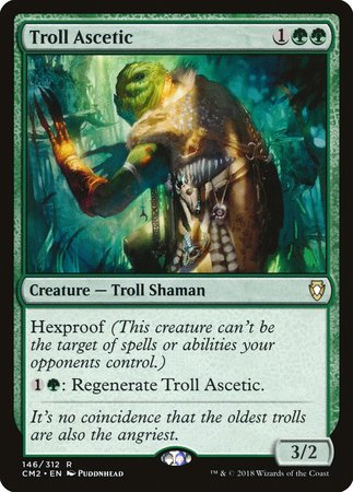 Troll Ascetic [Commander Anthology Volume II] | Jomio and Rueliete's Cards and Comics