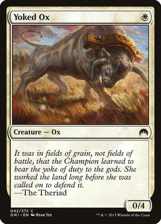Yoked Ox [Magic Origins] | Jomio and Rueliete's Cards and Comics