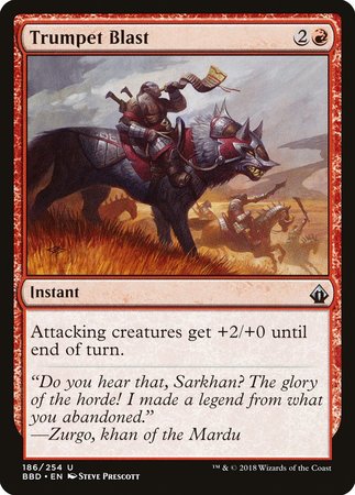 Trumpet Blast [Battlebond] | Jomio and Rueliete's Cards and Comics