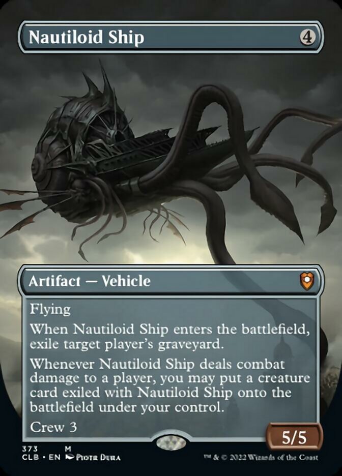Nautiloid Ship (Borderless Alternate Art) [Commander Legends: Battle for Baldur's Gate] | Jomio and Rueliete's Cards and Comics