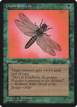 Giant Growth [Ice Age] | Jomio and Rueliete's Cards and Comics