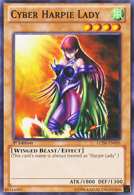 Cyber Harpie Lady [LCJW-EN096] Common | Jomio and Rueliete's Cards and Comics