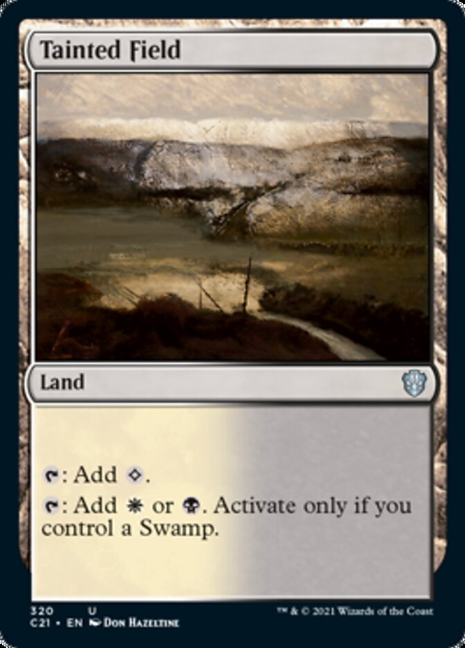 Tainted Field [Commander 2021] | Jomio and Rueliete's Cards and Comics