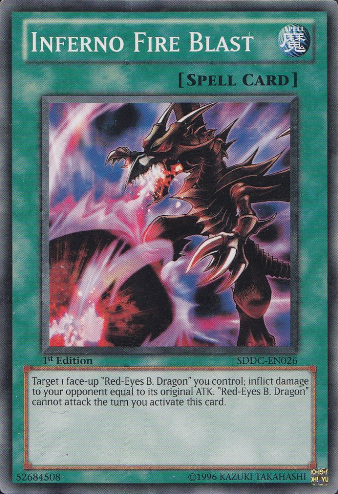 Inferno Fire Blast [SDDC-EN026] Common | Jomio and Rueliete's Cards and Comics