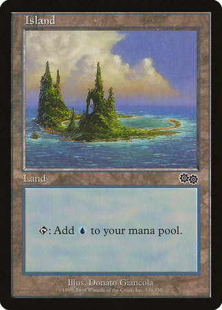 Island (338) [Urza's Saga] | Jomio and Rueliete's Cards and Comics
