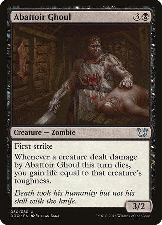 Abattoir Ghoul [Duel Decks: Blessed vs. Cursed] | Jomio and Rueliete's Cards and Comics