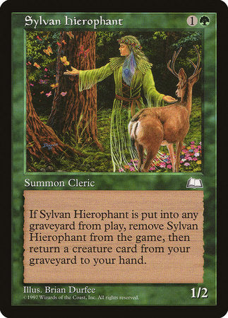 Sylvan Hierophant [Weatherlight] | Jomio and Rueliete's Cards and Comics