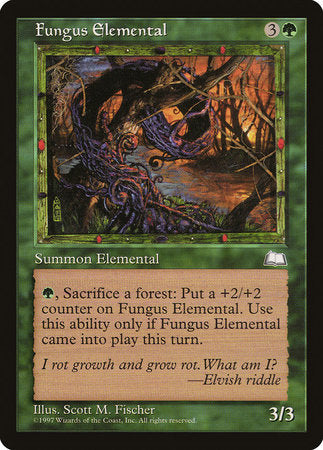 Fungus Elemental [Weatherlight] | Jomio and Rueliete's Cards and Comics