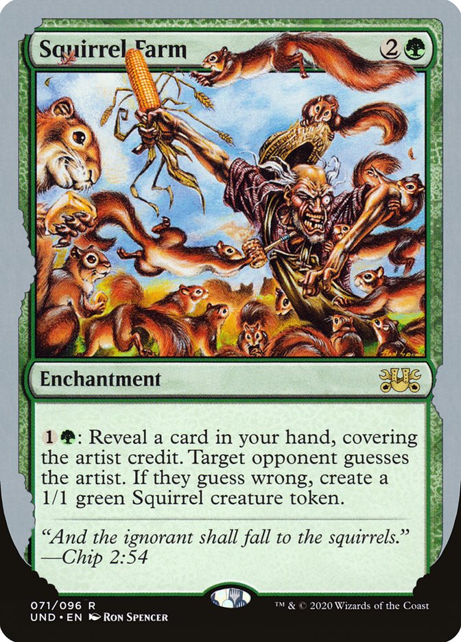 Squirrel Farm [Unsanctioned] | Jomio and Rueliete's Cards and Comics