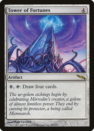 Tower of Fortunes [Mirrodin] | Jomio and Rueliete's Cards and Comics