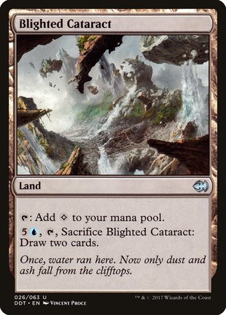 Blighted Cataract [Duel Decks: Merfolk vs. Goblins] | Jomio and Rueliete's Cards and Comics