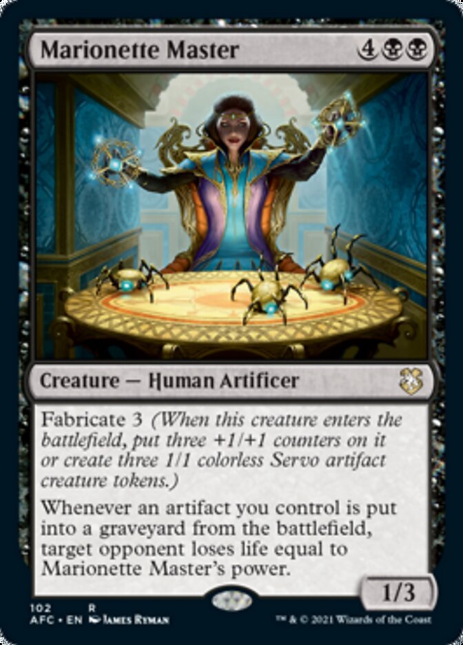 Marionette Master [Dungeons & Dragons: Adventures in the Forgotten Realms Commander] | Jomio and Rueliete's Cards and Comics