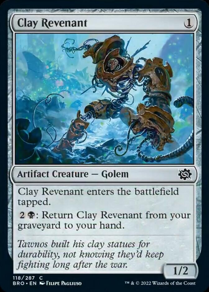 Clay Revenant [The Brothers' War] | Jomio and Rueliete's Cards and Comics