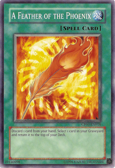 A Feather of the Phoenix [CP03-EN018] Common | Jomio and Rueliete's Cards and Comics