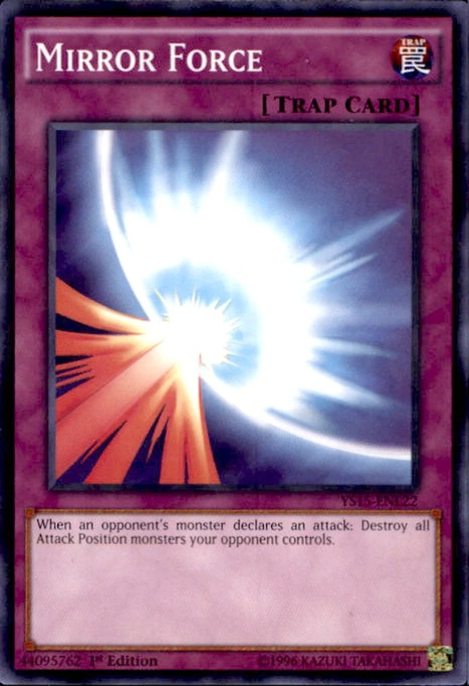 Mirror Force [YS15-ENL22] Shatterfoil Rare | Jomio and Rueliete's Cards and Comics