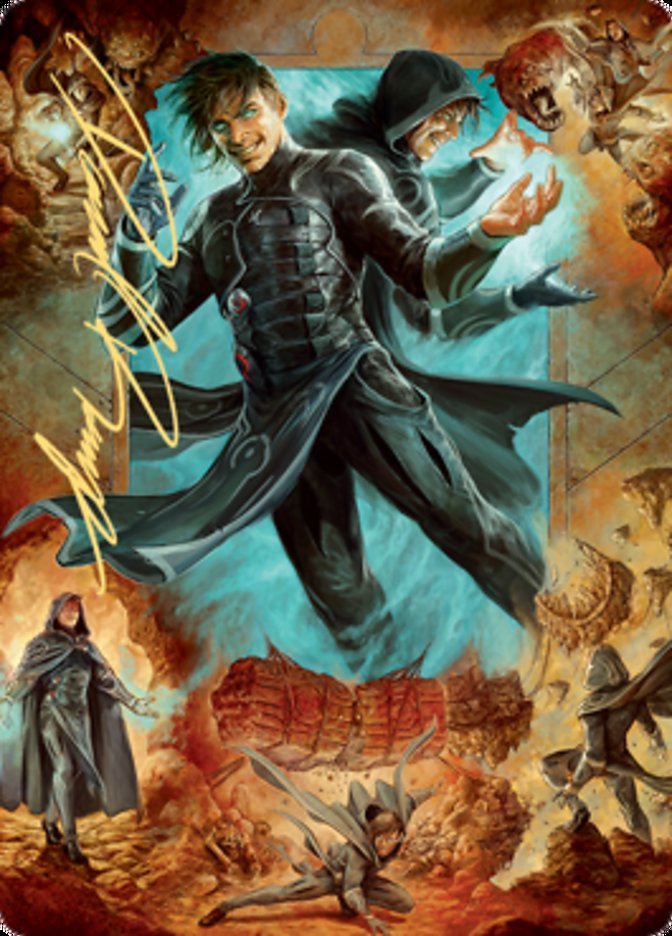 Jace, Mirror Mage 2 Art Card (Gold-Stamped Signature) [Zendikar Rising Art Series] | Jomio and Rueliete's Cards and Comics