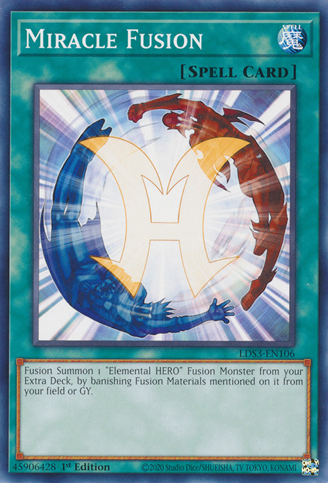 Miracle Fusion [LDS3-EN106] Common | Jomio and Rueliete's Cards and Comics