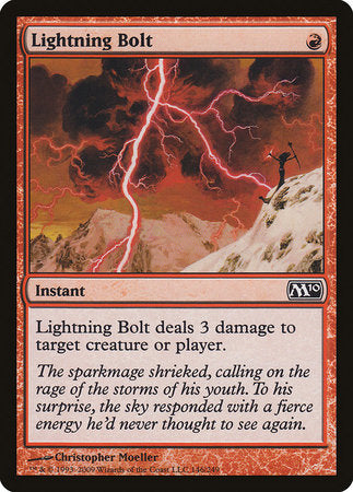 Lightning Bolt [Magic 2010] | Jomio and Rueliete's Cards and Comics