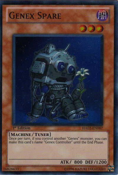 Genex Spare [HA02-EN007] Super Rare | Jomio and Rueliete's Cards and Comics